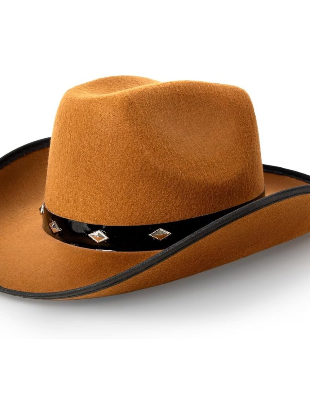 Classic Studded Cowboy Hat – Stylish Studded Western Hat, Size 7 1/8 for Men & W